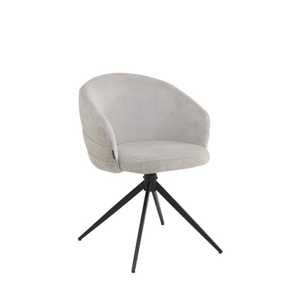 Chaise en tissu anti tache, 50x50xH78,6CM - CALYPSA