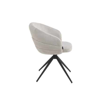 Chaise en tissu anti tache, 50x50xH78,6CM - CALYPSA