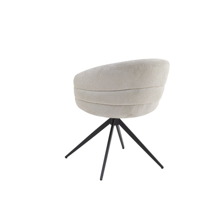 Chaise en tissu anti tache, 50x50xH78,6CM - CALYPSA