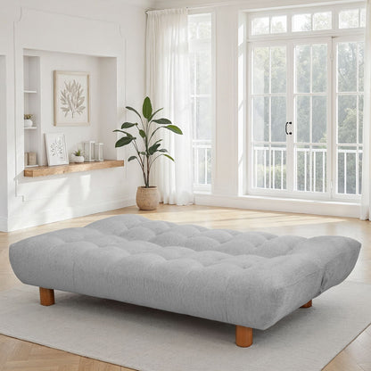 Canapé lit clic-clac convertible en tissu anti tache, 186x103xH89CM - LUCIEN