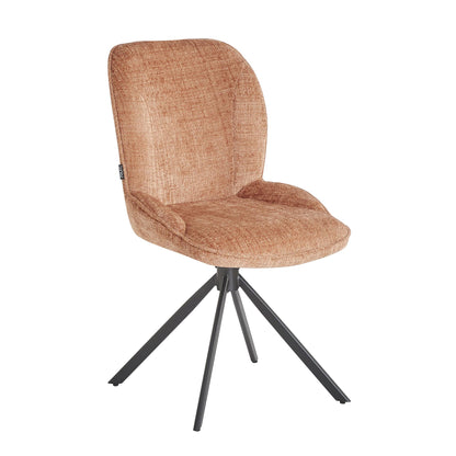 Chaise en tissu anti tache, 64,5x49xH89CM - CALVIN