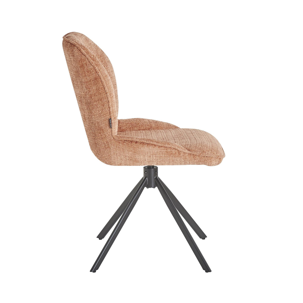 Chaise en tissu anti tache, 64,5x49xH89CM - CALVIN