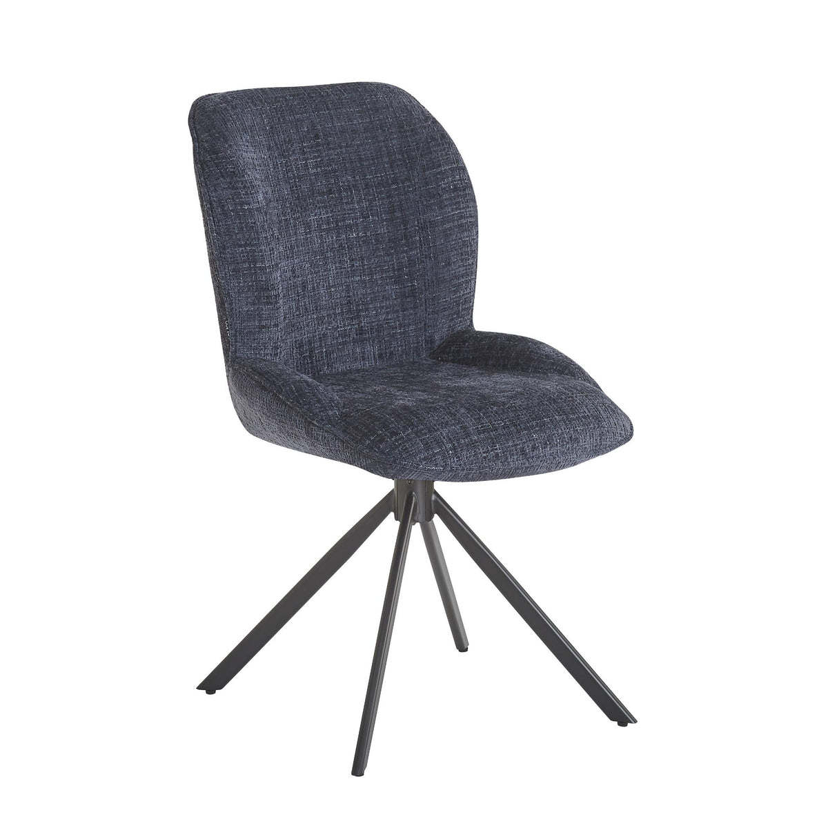 Chaise en tissu anti tache, 64,5x49xH89CM - CALVIN