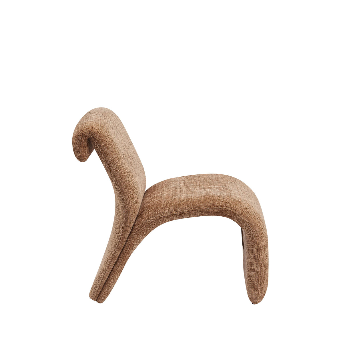 Fauteuil d’appoint déco en tissu anti tache, 80x63xH75CM - MARVIN