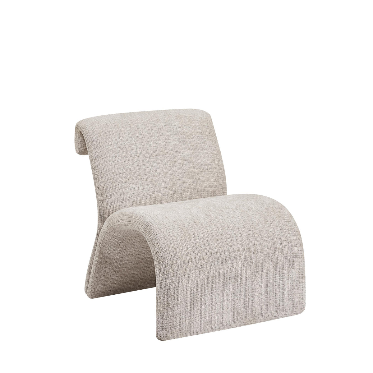 Fauteuil d’appoint déco en tissu anti tache, 80x63xH75CM - MARVIN