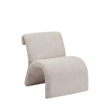 Fauteuil d’appoint déco en tissu anti tache, 80x63xH75CM - MARVIN