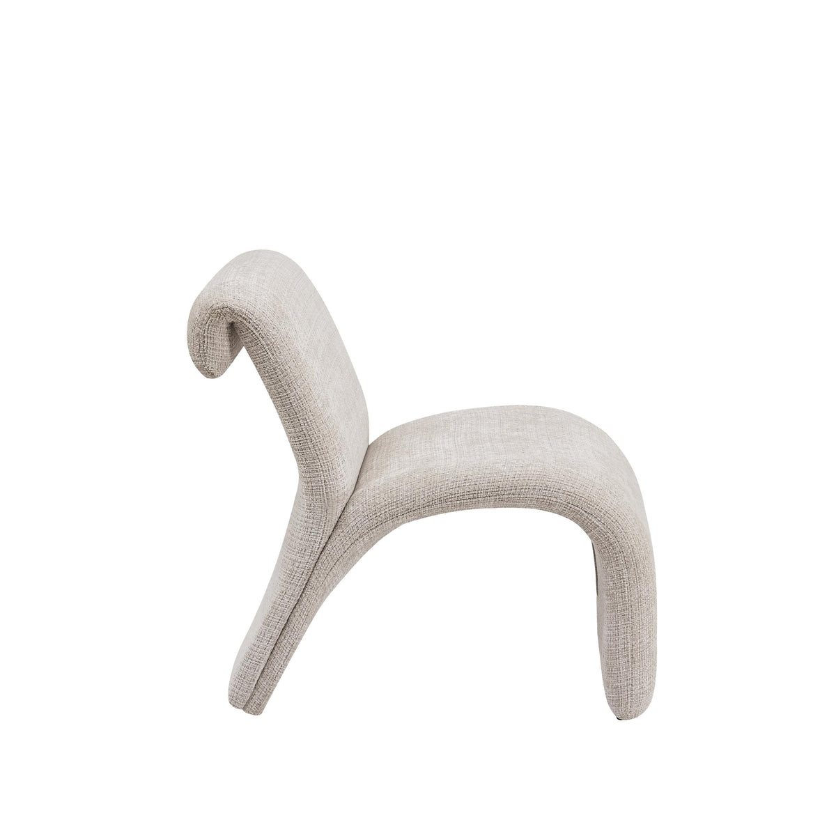 Fauteuil d’appoint déco en tissu anti tache, 80x63xH75CM - MARVIN