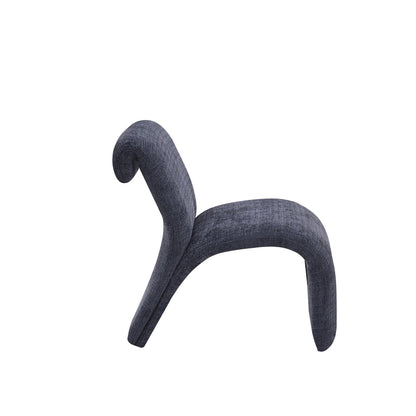 Fauteuil d’appoint déco en tissu anti tache, 80x63xH75CM - MARVIN