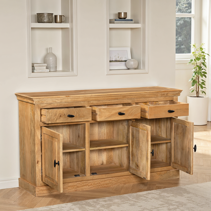 Buffet en bois de manguier, H90CM - ORLANE