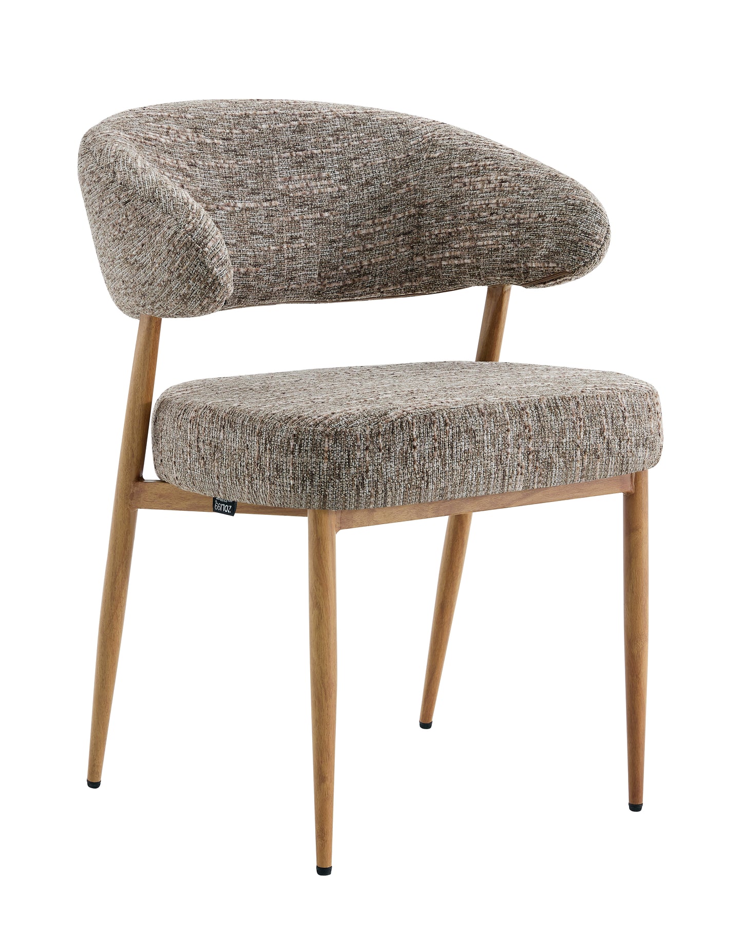 Chaise en tissu anti tache, 59x54xH76,5CM - LUCIA