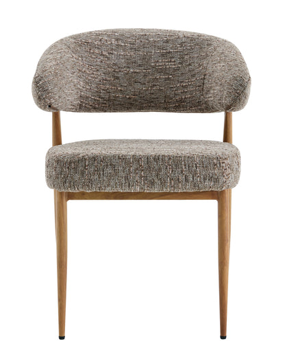 Chaise en tissu anti tache, 59x54xH76,5CM - LUCIA