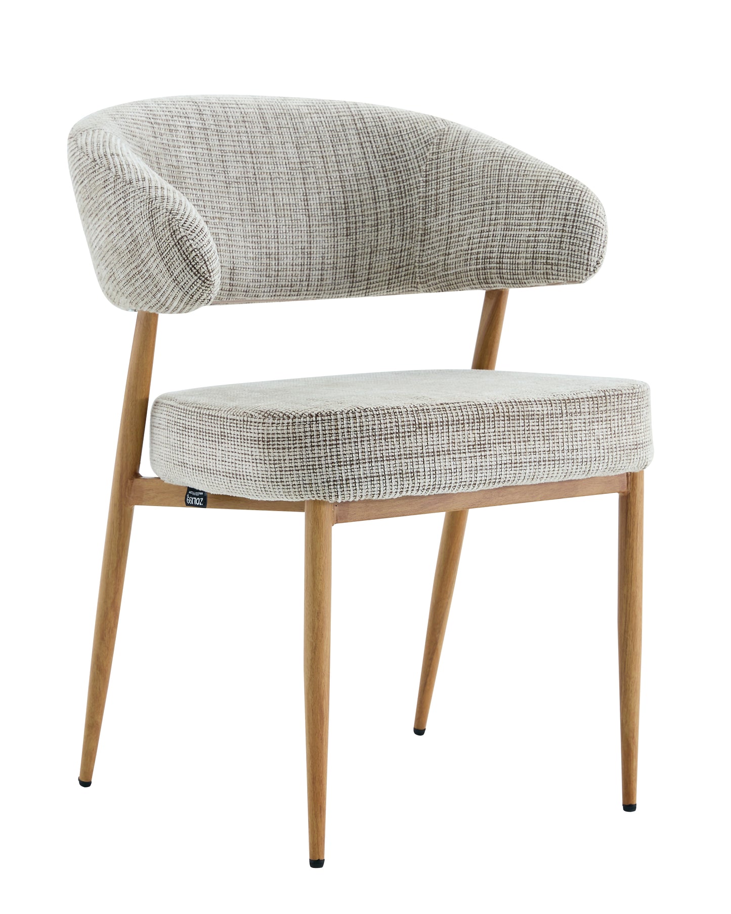 Chaise en tissu anti tache, 59x54xH76,5CM - LUCIA