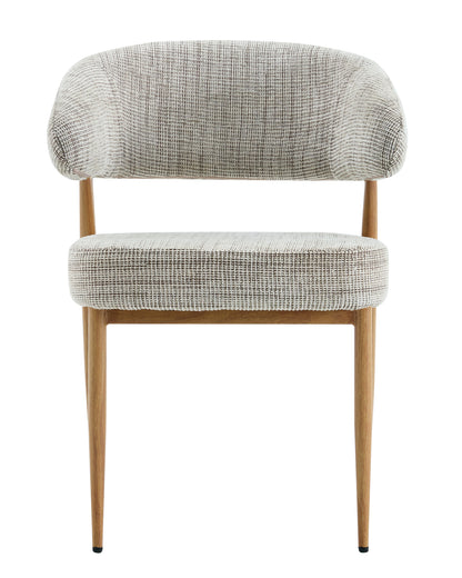 Chaise en tissu anti tache, 59x54xH76,5CM - LUCIA