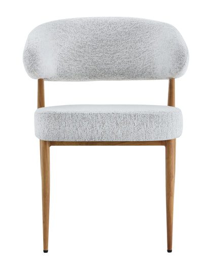 Chaise en tissu anti tache, 59x54xH76,5CM - LUCIA