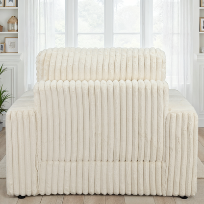 Canapé en tissu, H82CM - VITO