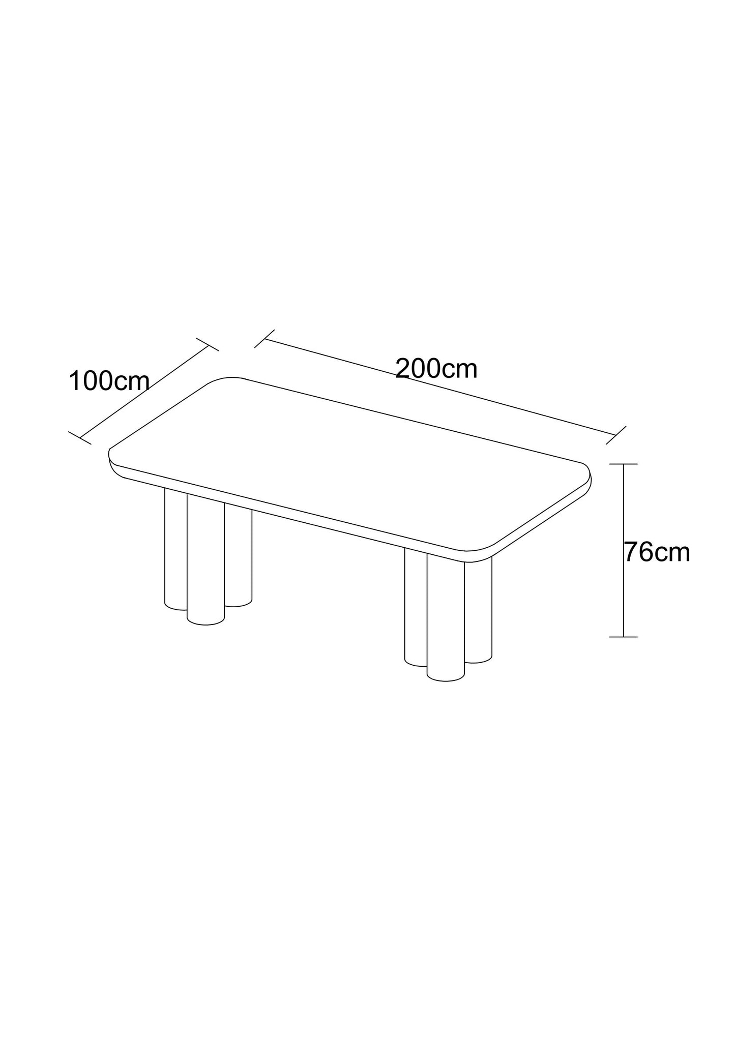 Table à manger en particules de bois plateau céramique, H76CM - JAPANDI