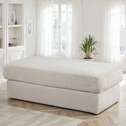 Pouf en tissu, 120x60xH45CM - VITO