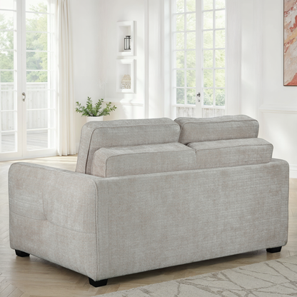 Canapé lit clic-clac convertible en tissu anti tache, 171x105xH95CM - GIANNA