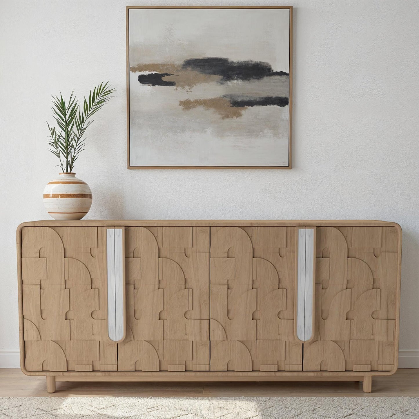 Buffet en bois de manguier, H90CM - BELLA