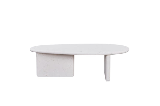 Table basse en travertin, 125x60xH38CM - HEDDA