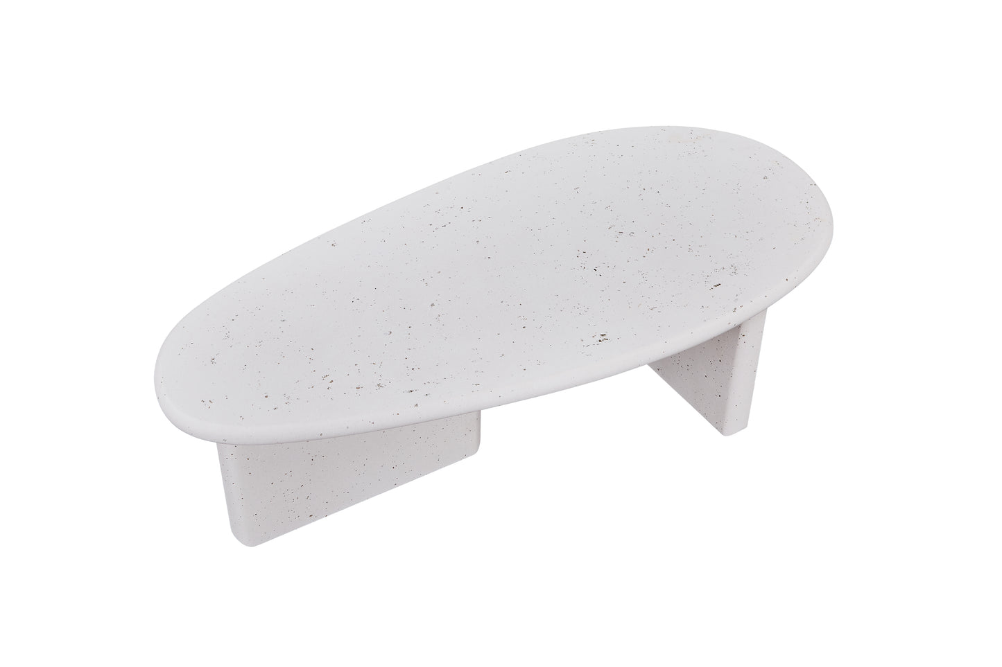 Table basse en travertin, 125x60xH38CM - HEDDA