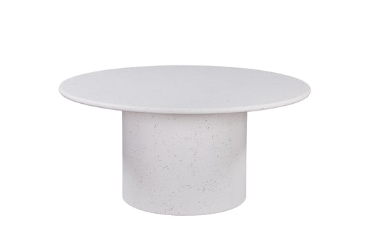 Table en travertin à manger forme Galet , 140x114xH75CM - HEDDA