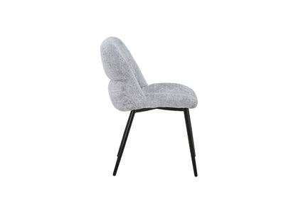 Chaise en tissu anti tache, 50x61,5xH84CM - NELIA