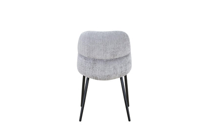 Chaise en tissu anti tache, 50x61,5xH84CM - NELIA