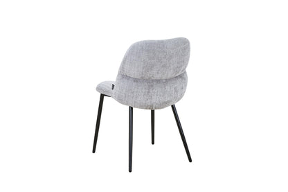 Chaise en tissu anti tache, 50x61,5xH84CM - NELIA