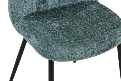 Chaise en tissu anti tache, 50x61,5xH84CM - NELIA