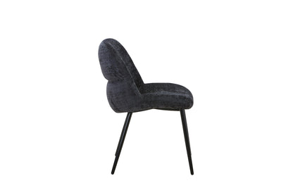 Chaise en tissu anti tache, 50x61,5xH84CM - NELIA