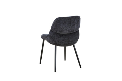 Chaise en tissu anti tache, 50x61,5xH84CM - NELIA