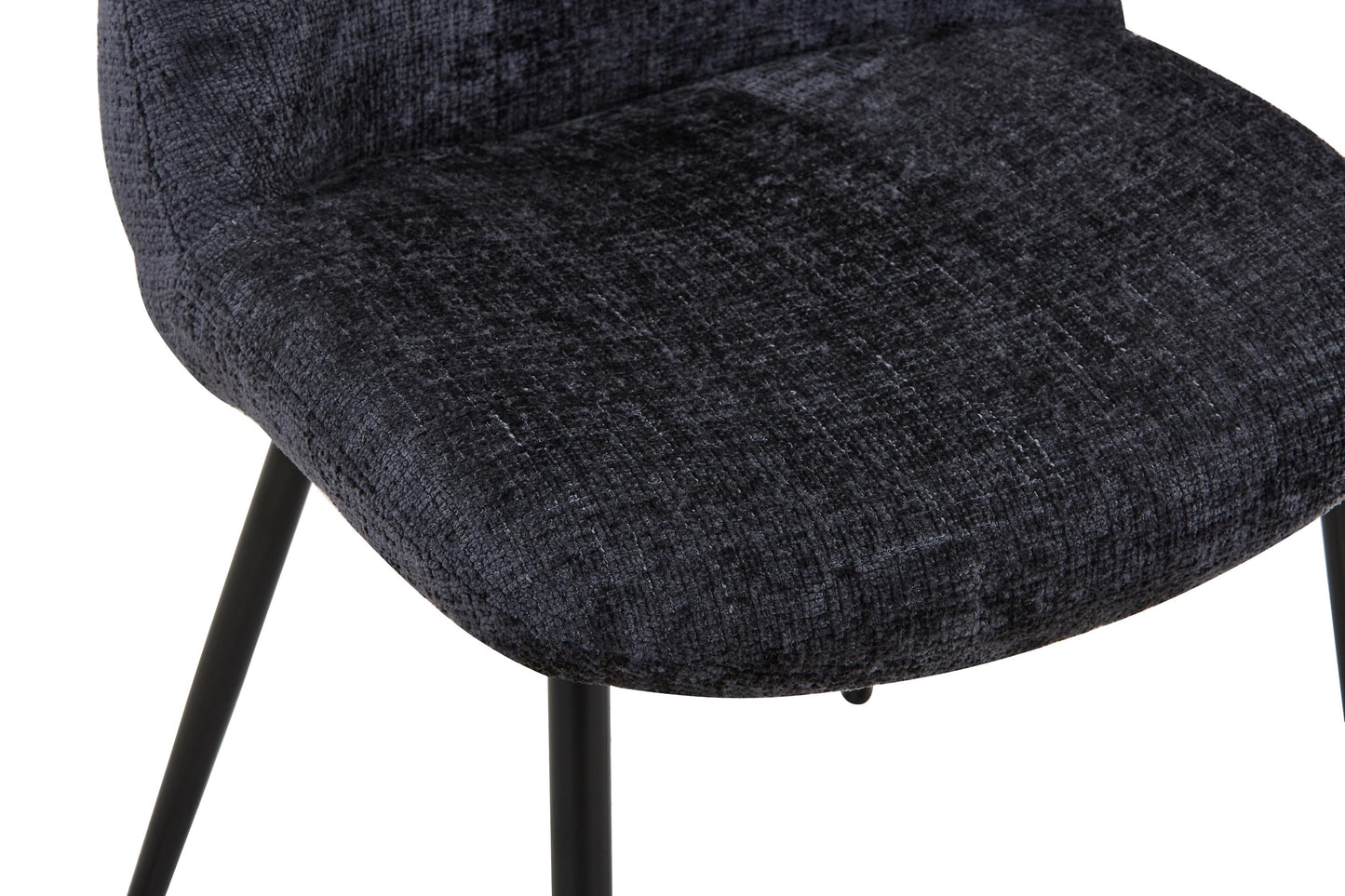 Chaise en tissu anti tache, 50x61,5xH84CM - NELIA