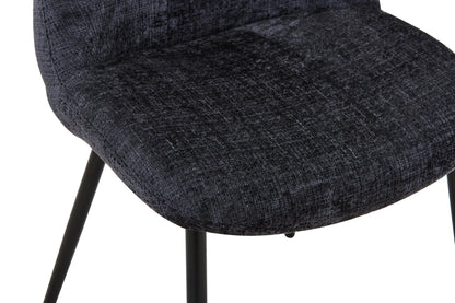 Chaise en tissu anti tache, 50x61,5xH84CM - NELIA