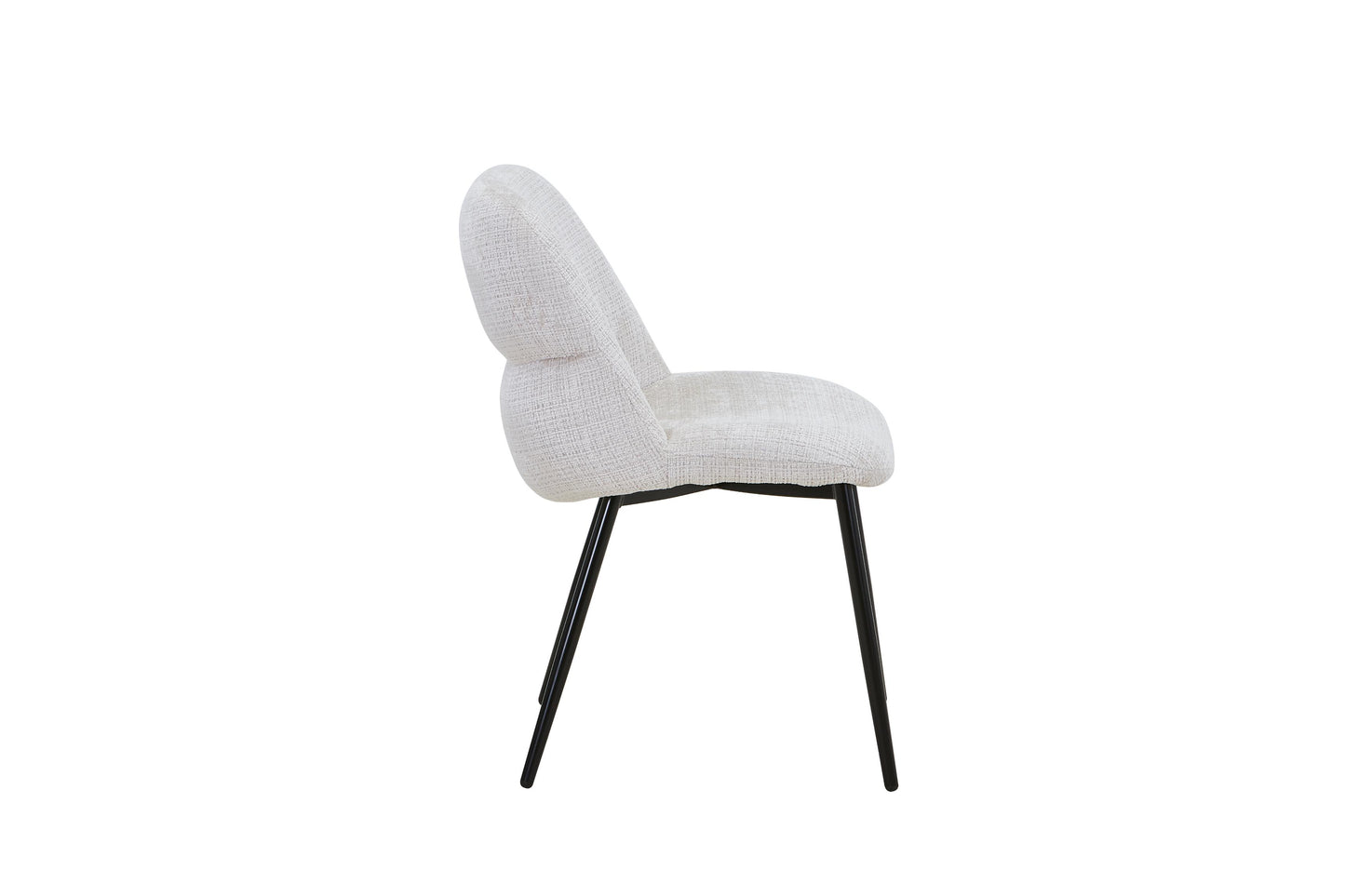 Chaise en tissu anti tache, 50x61,5xH84CM - NELIA