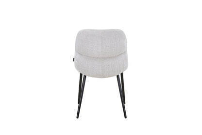 Chaise en tissu anti tache, 50x61,5xH84CM - NELIA