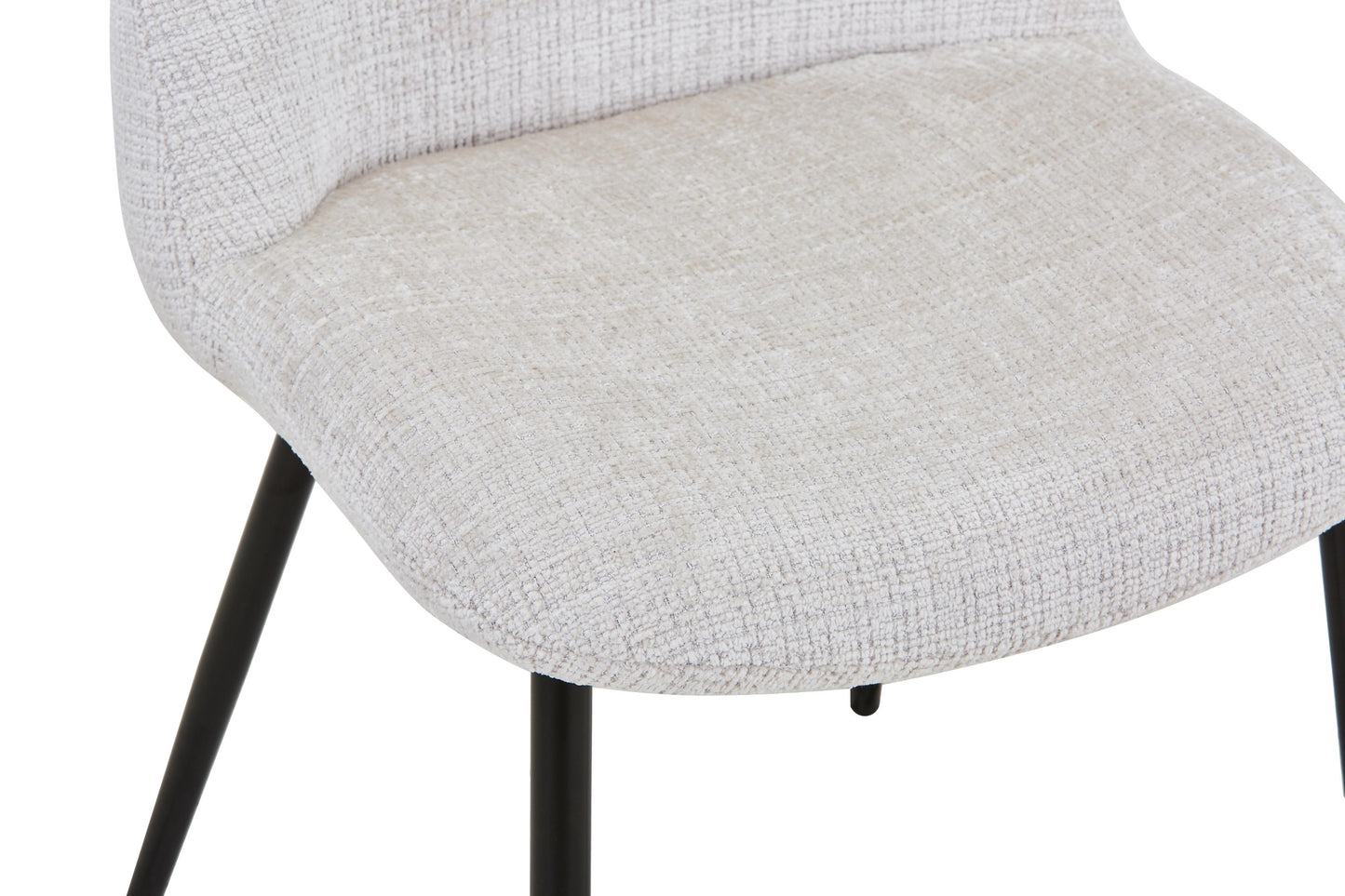 Chaise en tissu anti tache, 50x61,5xH84CM - NELIA