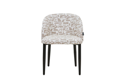 Chaise en tissu anti tache, 60x57,5xH75,5CM - MARISSA
