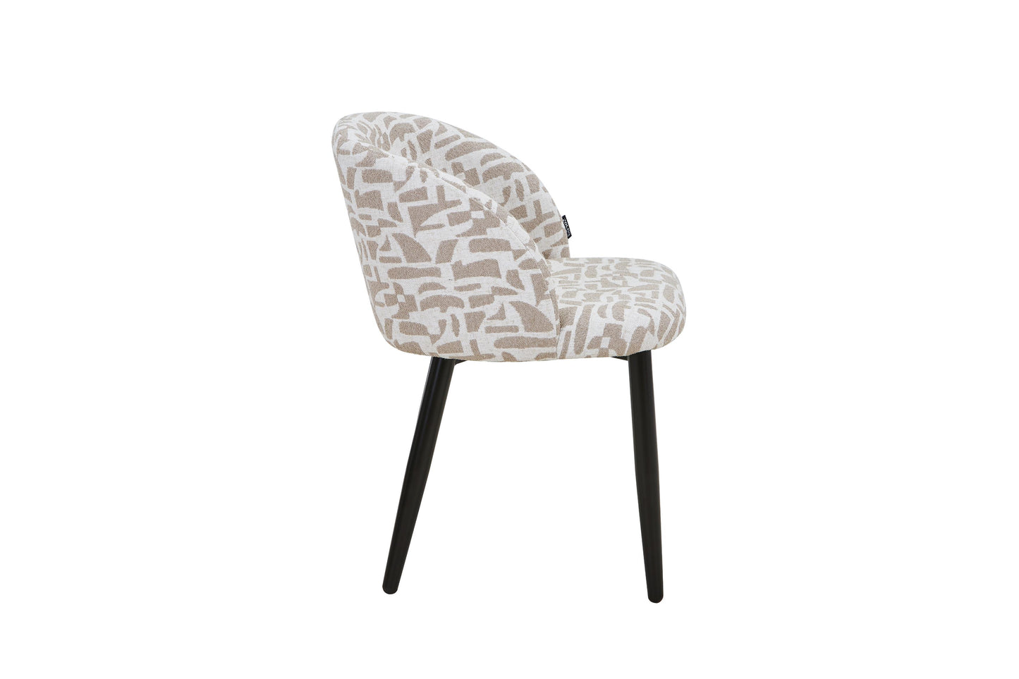 Chaise en tissu anti tache, 60x57,5xH75,5CM - MARISSA