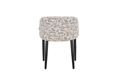 Chaise en tissu anti tache, 60x57,5xH75,5CM - MARISSA
