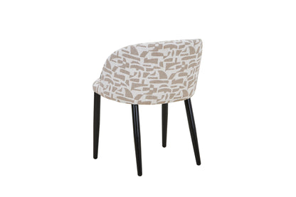 Chaise en tissu anti tache, 60x57,5xH75,5CM - MARISSA