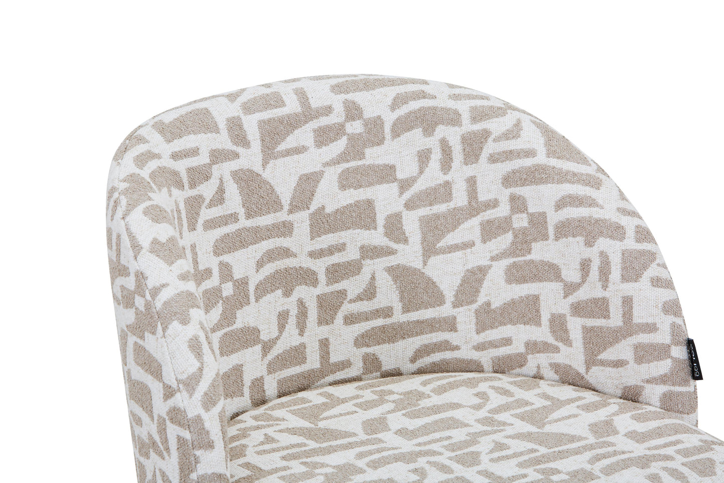 Chaise en tissu anti tache, 60x57,5xH75,5CM - MARISSA