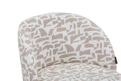 Chaise en tissu anti tache, 60x57,5xH75,5CM - MARISSA