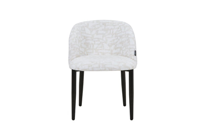 Chaise en tissu anti tache, 60x57,5xH75,5CM - MARISSA