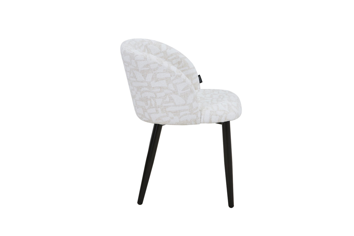 Chaise en tissu anti tache, 60x57,5xH75,5CM - MARISSA