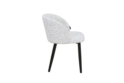 Chaise en tissu anti tache, 60x57,5xH75,5CM - MARISSA