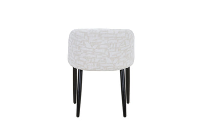 Chaise en tissu anti tache, 60x57,5xH75,5CM - MARISSA
