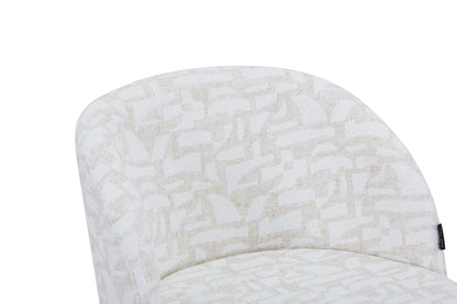 Chaise en tissu anti tache, 60x57,5xH75,5CM - MARISSA