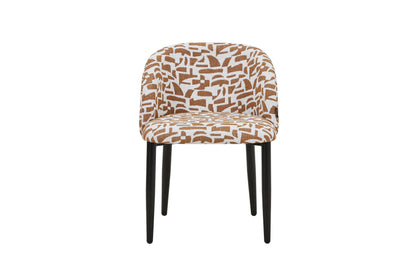 Chaise en tissu anti tache, 60x57,5xH75,5CM - MARISSA