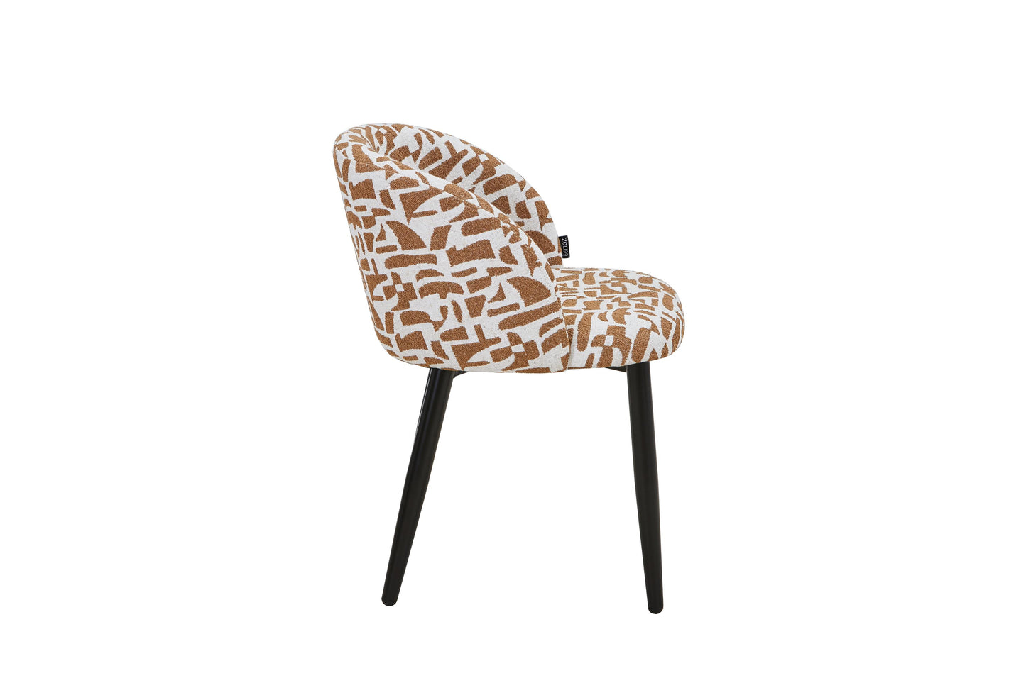 Chaise en tissu anti tache, 60x57,5xH75,5CM - MARISSA